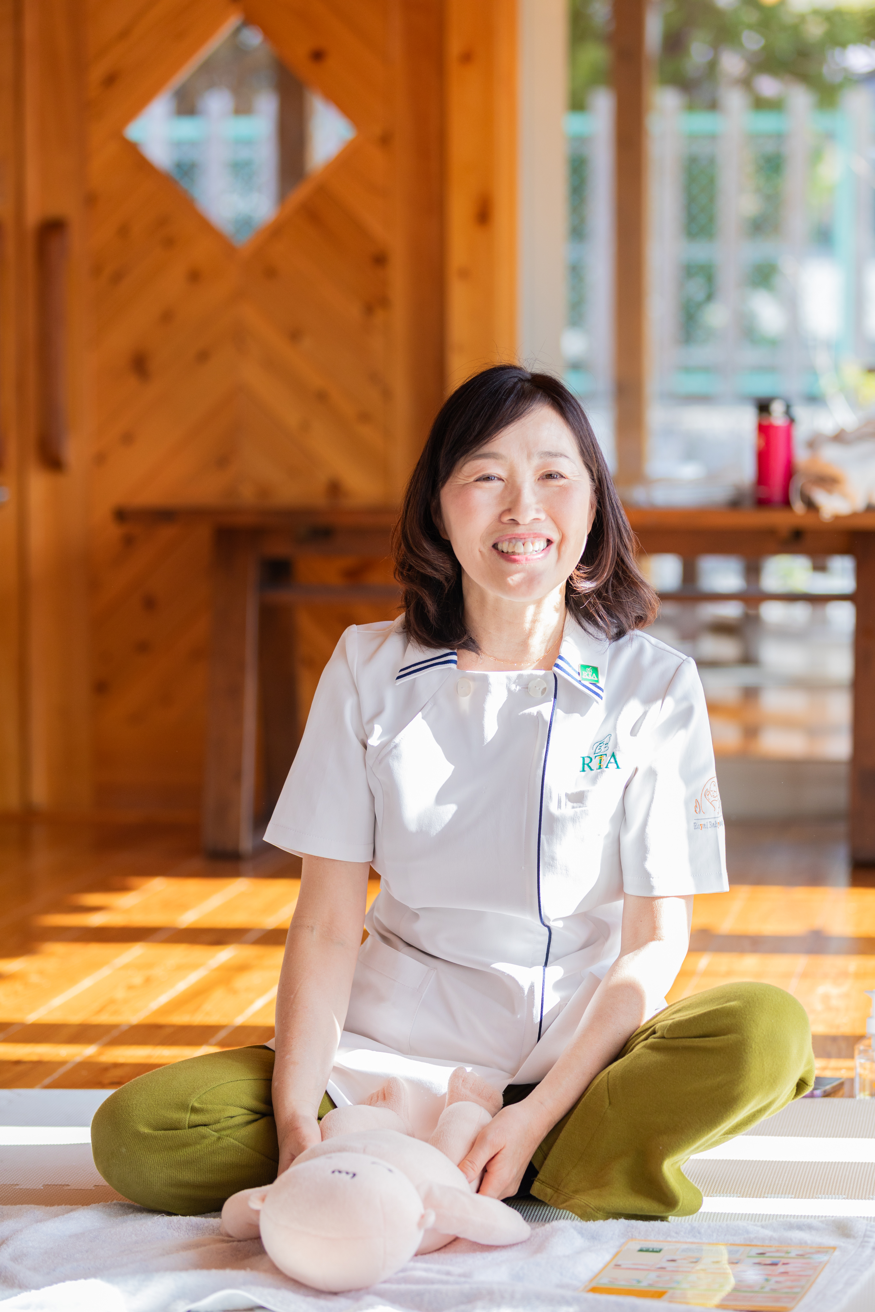 ベビーマッサージ教室の様子